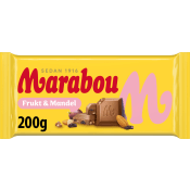 Mjölkchoklad Frukt & Mandel 200g Marabou.