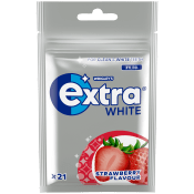 Tuggummi Strawberry 21-p Extra White.