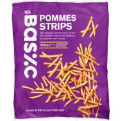 Pommes strips 2kg ICA Basic.