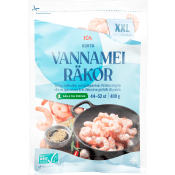 Vannameiräkor kokta 400g ICA.