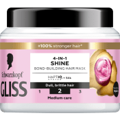 Inpackning 4 in 1 Shine Hair Mask 400ml Gliss Schwarzkopf.