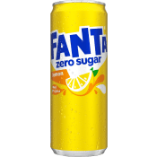 Läsk Lemon 33cl Fanta Zero.
