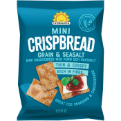 Mini Crispbread Grain & Sea Salt 100 g Linkosuo.