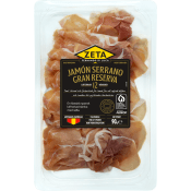 Skinka Lufttorkad Jamón Serrano Reserva 90g Zeta.