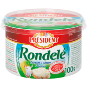 Chèvre Rondelé Getost 100g President.