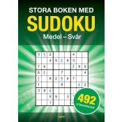Stora boken med Sudoku : 492 pussel, medel till svår.