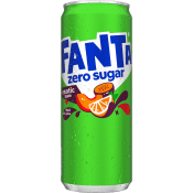 Läsk Exotic Zero Sockerfri 33cl Fanta.