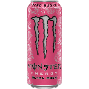 Energidryck Ultra Rosá Sockerfri 50cl Monster Energy.