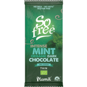 Mörk Choklad Mint Vegansk Ekologisk 80g Plamil.