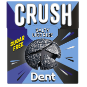 Crush Salty Licorice Sockerfri 25g Dent.