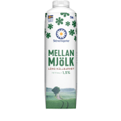 Mellanmjölk Lite längre hållbarhet 1,5% 5dl Skånemejerier.