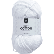Garn Soft Cotton Vit 50g Järbo.
