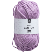 Garn Soft Cotton Orchid 50g Järbo.