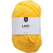 Garn Lady Gul 50g Järbo.