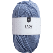 Garn Lady Viol lila 50g Järbo.