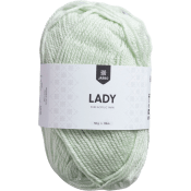 Garn Lady Mintgrön 50g Järbo.