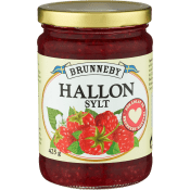 Hallonsylt 425g Brunneby.