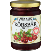 Körsbärssylt 425g Brunneby.