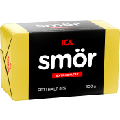 Smör Extrasaltat 81% 500g ICA.