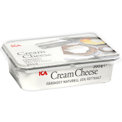 Cream cheese Naturell 23% 200g ICA.
