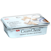 Cream cheese Naturell 9% 200g ICA.