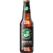 Folköl 3,5% 33cl Brooklyn Lager.