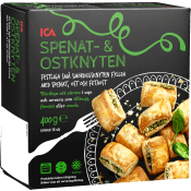 Spenat- & ostknyten Fryst 400g ICA.