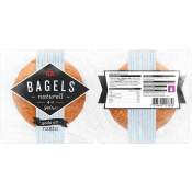 Bagels Naturell 4-p 340g ICA.