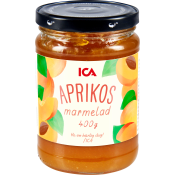 Aprikosmarmelad 400g ICA.