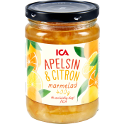 Marmelad Apelsin & citron 400g ICA.