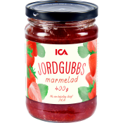Jordgubbsmarmelad 400g ICA.