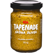 Tapenade av Oliver Gröna 130g ICA.