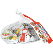 Choklad Fyllda Snögubbar I Nät 90g Laica.