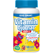 Vitamin Björnar D-vitamin Jordgubb 60-p Active Care.