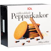 Pepparkakor Välkryddade 300g ICA.