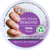 Pads Nagellacksremover 32st Depend.