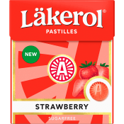 Pastill Classic Strawberry 25g Läkerol.
