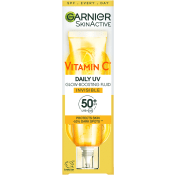 Ansiktskräm Vitamin C Daily UV Glow Boosting Fluid Invisible SPF50 40ml Garnier.