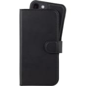 Fodral MagnetPlus iPhone 15 svart holdit.