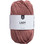 Garn Lady Gammelrosa 50g Järbo.