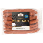 Wienerkorv Klassisk 65% Kötthalt 500g Charkuterifabriken.