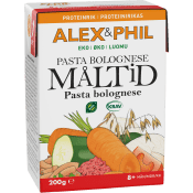 Barnmat Linspasta bolognese Eko 8m 200g Alex&Phil.