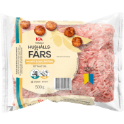 Hushållsfärs Färsk 500g ICA.