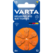Hörapparat 13 6-pack orange.