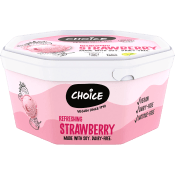 Glass Jordgubb Vegansk 750ml Laktosfri Choice.