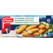 Fiskpinnar glutenfri 360g Findus.