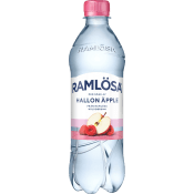 Kolsyrat vatten Hallon Äpple 50cl Ramlösa.