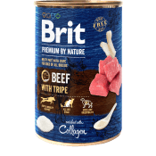 Hundmat Våtfoder nötkött 400 Gram Brit Premium.