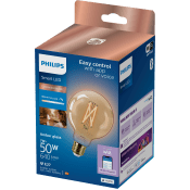 Smart LED Wiz G95 Vintage E27 640lm(50W) Dimbar Philips.