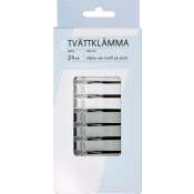 Tvättklämma plast 24-p ICA.